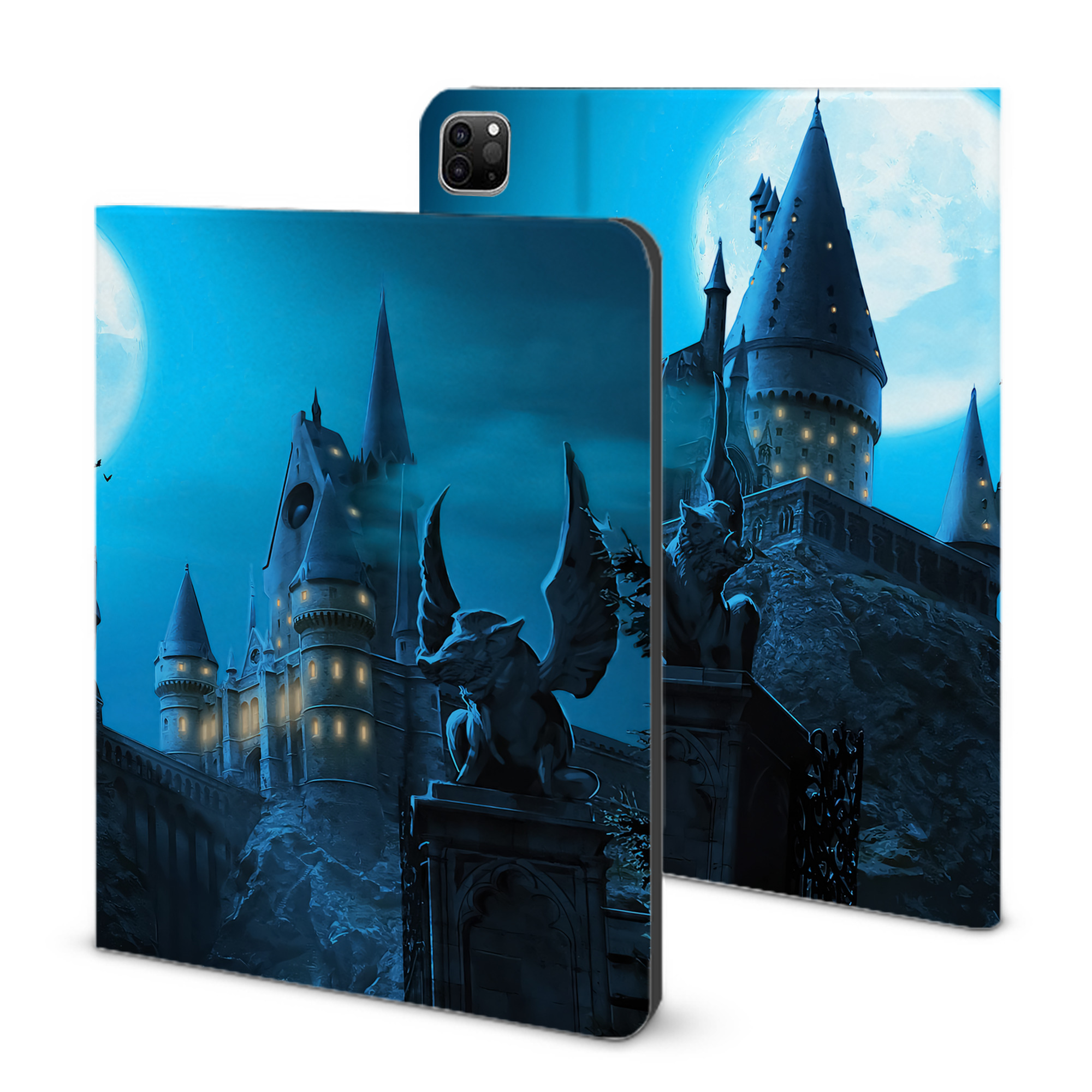 （画像用） Harry Potter ハリー・ポッターシリーズ IPad ケース ブック型 PUレザー TPU 耐衝撃 軽量 薄型 ペン収納なし 全面保護 IPad 各モデル対応